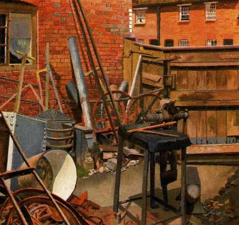 斯坦利 斯賓塞 The Blacksmith-s Yard - Cookham